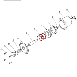 Пружина блокирующего цилиндра V730