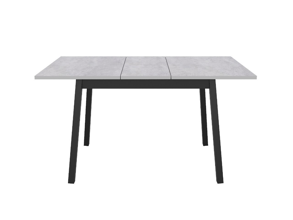 Стол кухонный обеденный раздвижной Белый/Цемент Светлый, Венеция, 110х70х75 см