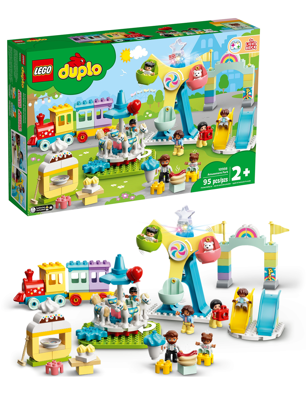 Конструктор LEGO DUPLO 10956 лего Парк развлечений, развивающий набор для малышей, оригинал LEGO