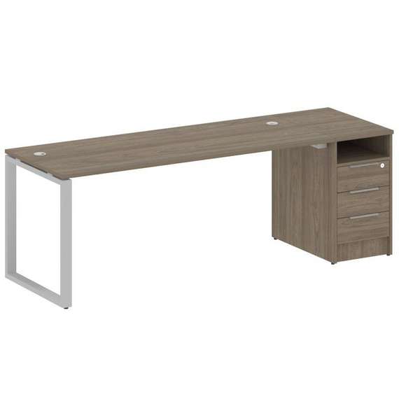 Метал Систем Рабочая станция с тумбой на О-образном м/к БО.РС-СТП-1.5