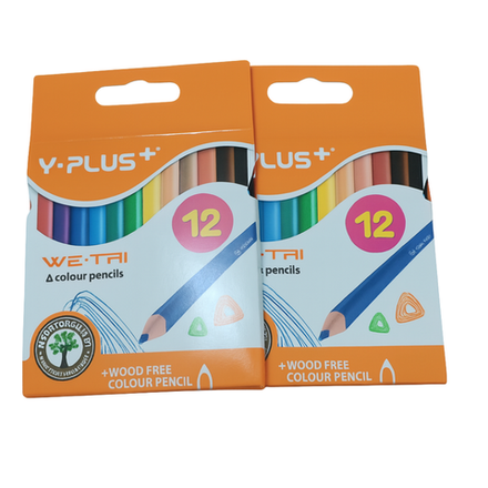 Цветные карандаши We-Tri 12 шт