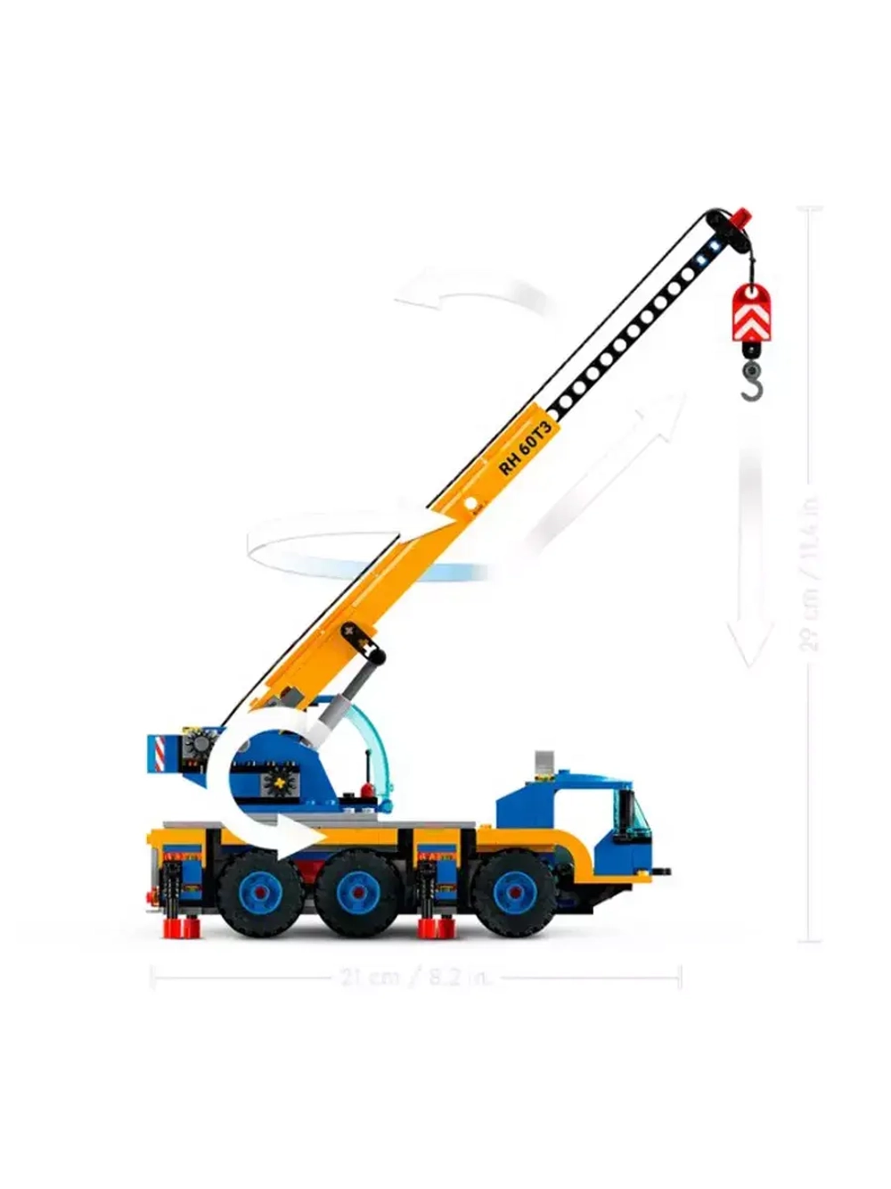 Лего Сити Город 60324 Мобильный кран Lego City