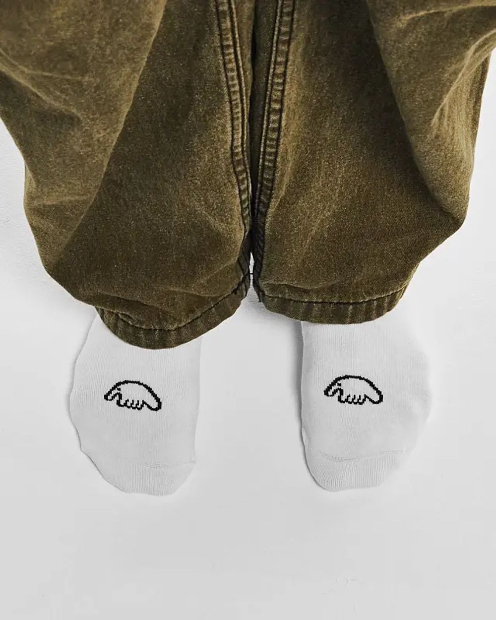 Носки Anteater WhiteLogo белые