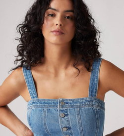 Платье джинсовое женское LEVI'S ICONIC BUTTON THRU DRESS