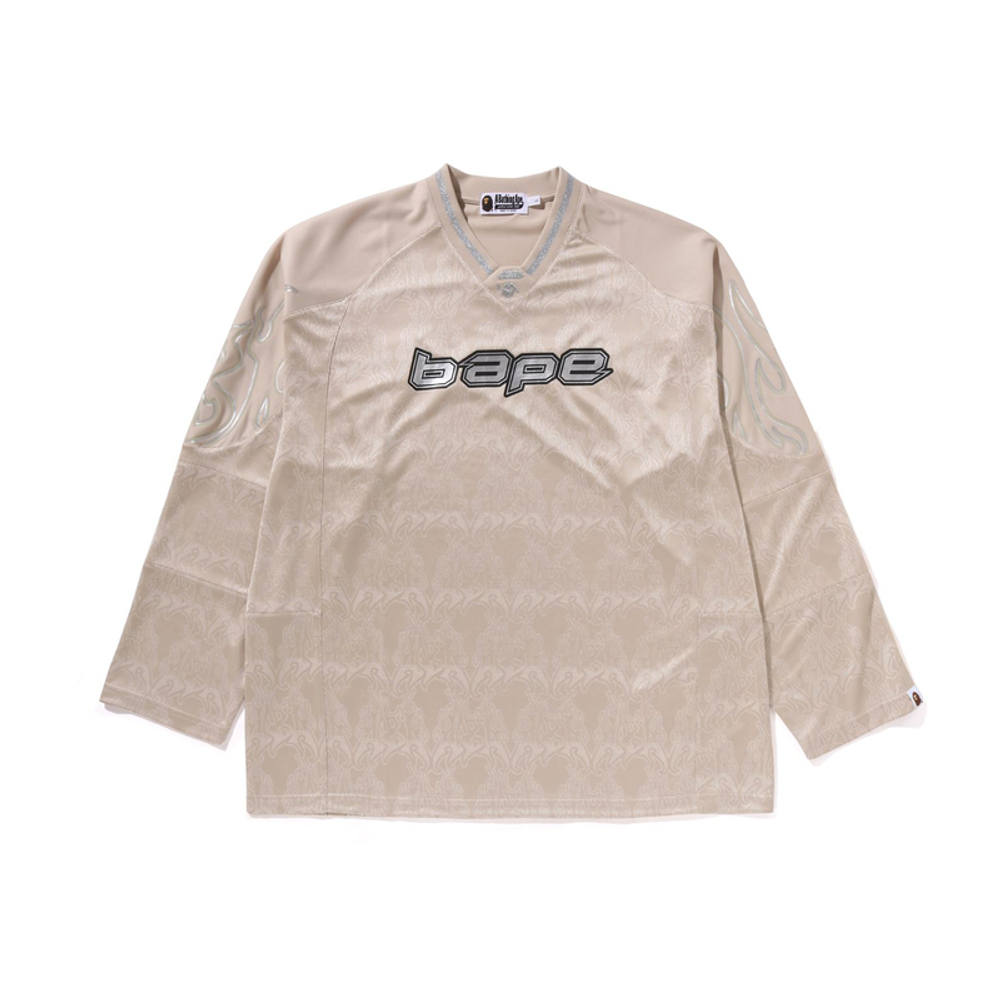 A Bathing Ape Flame Football Jersey