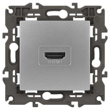 Розетка 14-3114-03 HDMI Elegance алюм. ЭРА Б0034334