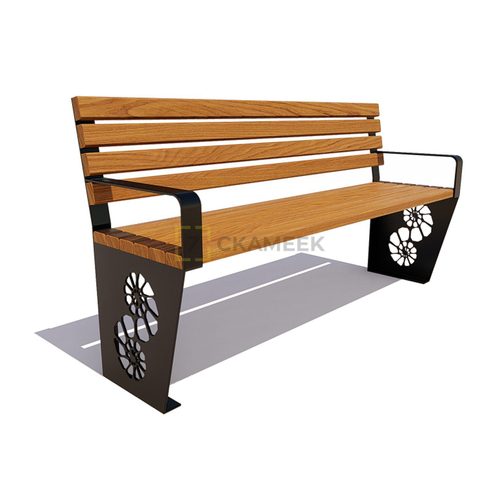 Скамейка садовая «Ракушка» (2,0 м лиственница,40х60)