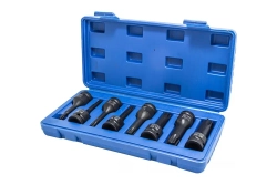 Набор головок-бит TORX ударных 1/2", 8пр.(Т30,40,45,50,55,60,70,80),в кейсе ROCKFORCE RF-4088MPB
