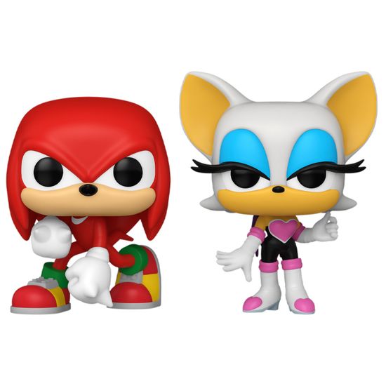 Фигурка Funko POP! Games Sonic the Hedgehog Knuckles & Rouge (Exc) 2PK 77477 / Фигурка Фанко ПОП! по мотивам серии игр "Sonic the Hedgehog", Наклз и Руж