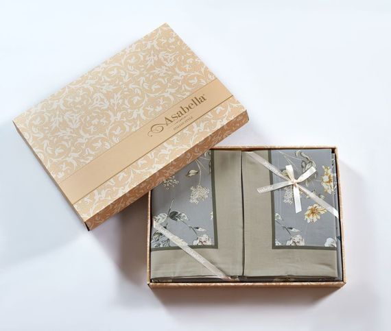 Постельное белье Asabella 2222 фланель, тенсель с хлопком