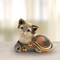 De Rosa Rinconada Статуэтка Котенок Кошки Калико