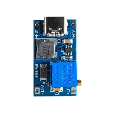 Повышающий DC-DC преобразователь на MT3608 (разъем USB type-c)