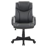 Кресло офисное BRABIX "Relax MS-001", 4 массажных модуля, экокожа, черное, 532519