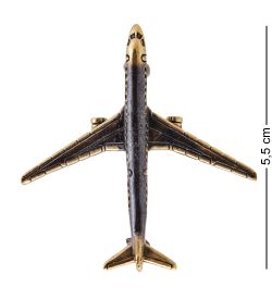 AM-3796 Брошь «Самолет ТУ-154» (латунь)