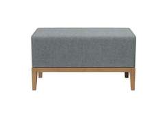 Банкетка Fjord 80 см (светло-серый, твид)