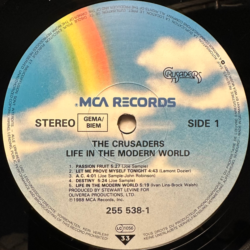The Crusaders - Life In The Modern World (Германия 1988г.)