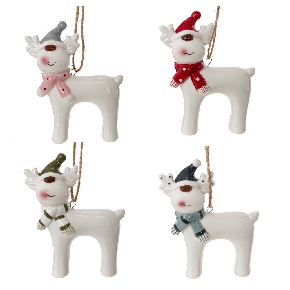 GAEM Фигурка декоративная подвесная "Олень", L8 W3 H11,5 см, 4в.