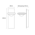 Настенный светильник MT9108-1W gun black