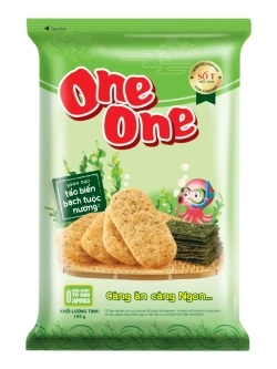 Рисовые крекеры со вкусом Водорослей и Осьминога 104 г