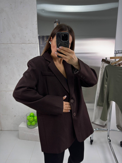 Блейзер женский арт. 1106 цвет "шоколадный"