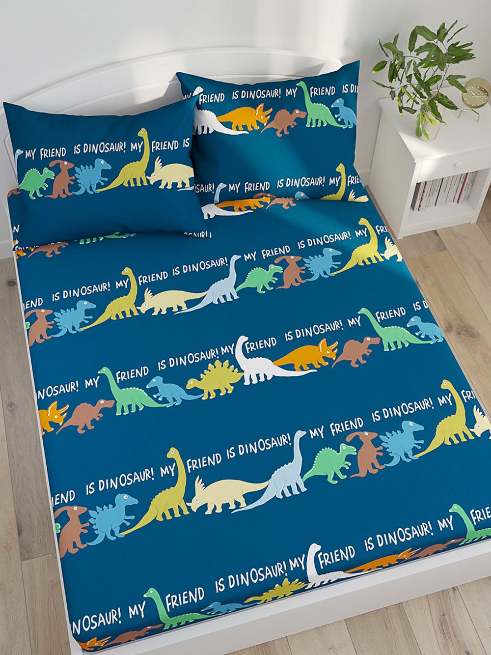 Постельное белье Сказка "Pangolin" 1,5-сп Наволочка 50х70 см 1 шт Простынь 150х215 см Пододеяльник 145х215 см, перкаль