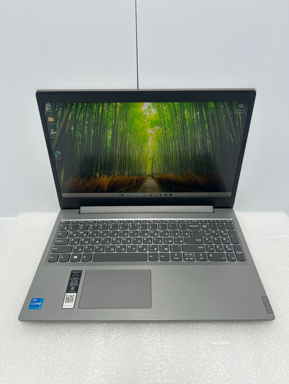 Ноутбук Lenovo IdeaPad L3 15ITL6 (82HL003FRK) 15.6"/Intel Core i5-1135G7/RAM 12GB/SSD 512GB/Intel Iris Xe Graphics/1920*1080/IPS/Windows 11/Подсветка кл-ры: нет/Серый. Состояние: Уценка/небольшой след. на матрице от клавиатуры