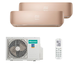 Мульти сплит-система Hisense на 2 комнаты (35+35 кв.м.) Champagne R32