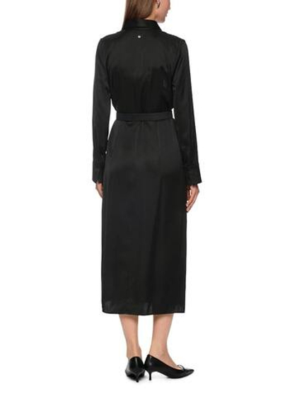Marc Cain Платье из струящейся ткани с запахом