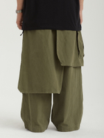 Мужские Брюки Asym Cargo Hakama Pants Vintage Stonewashed