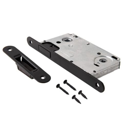 Защелка врезная, Apecs, 5300-M-WC-BLM, 30559, с фиксатором, черная