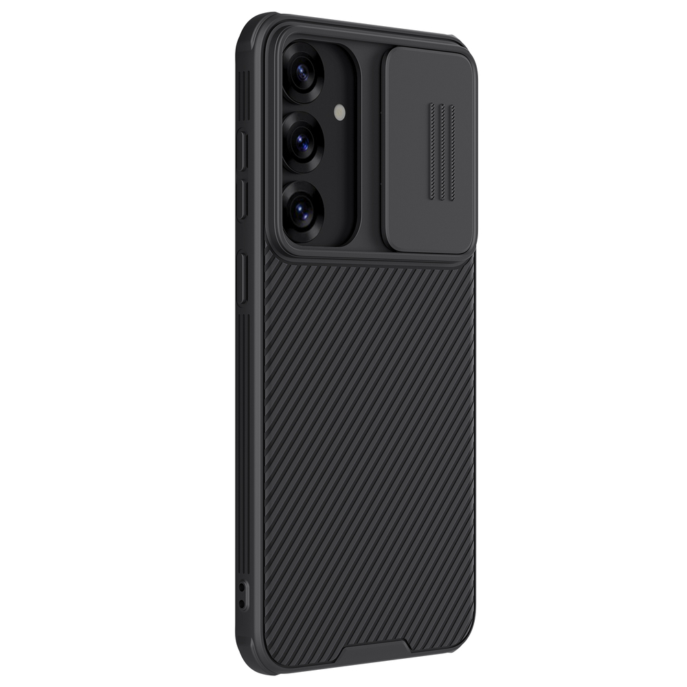 Чехол усиленный с защитной шторкой для камеры от Nillkin на Samsung Galaxy S25, серия CamShield Pro Case