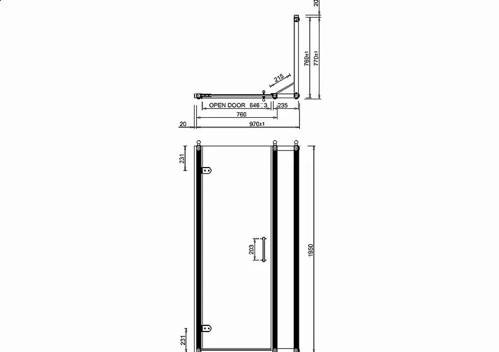 Душевой уголок Burlington C20/C15/C13 100x80 стекло прозрачное/профиль хром