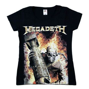 Футболка женская Megadeth Arsenal of Megadeth