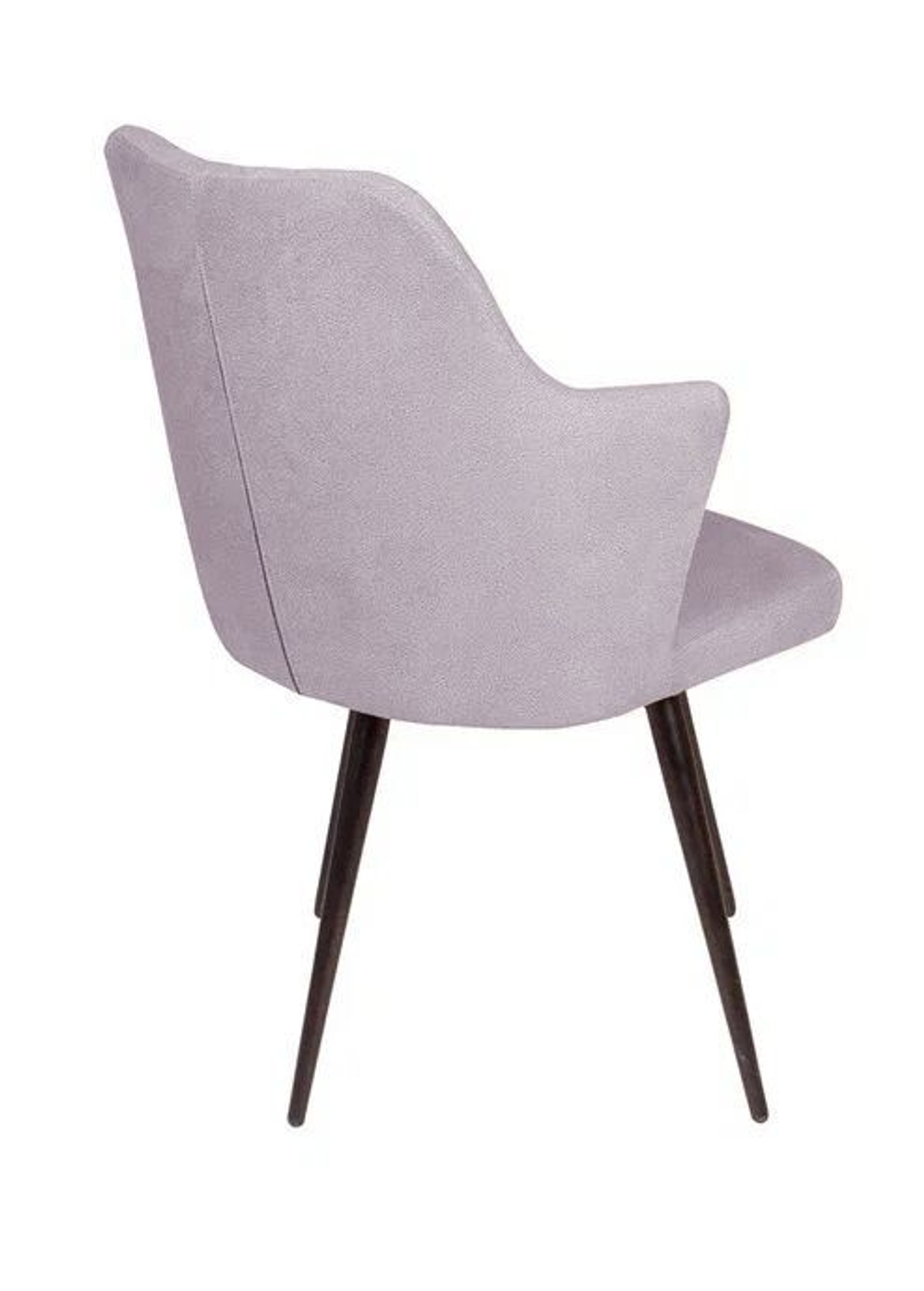 Стул поворотный на 90 градусов, функция возврата, антишум Hunt ромб, бархат светло-серый 26 / чёрный конус