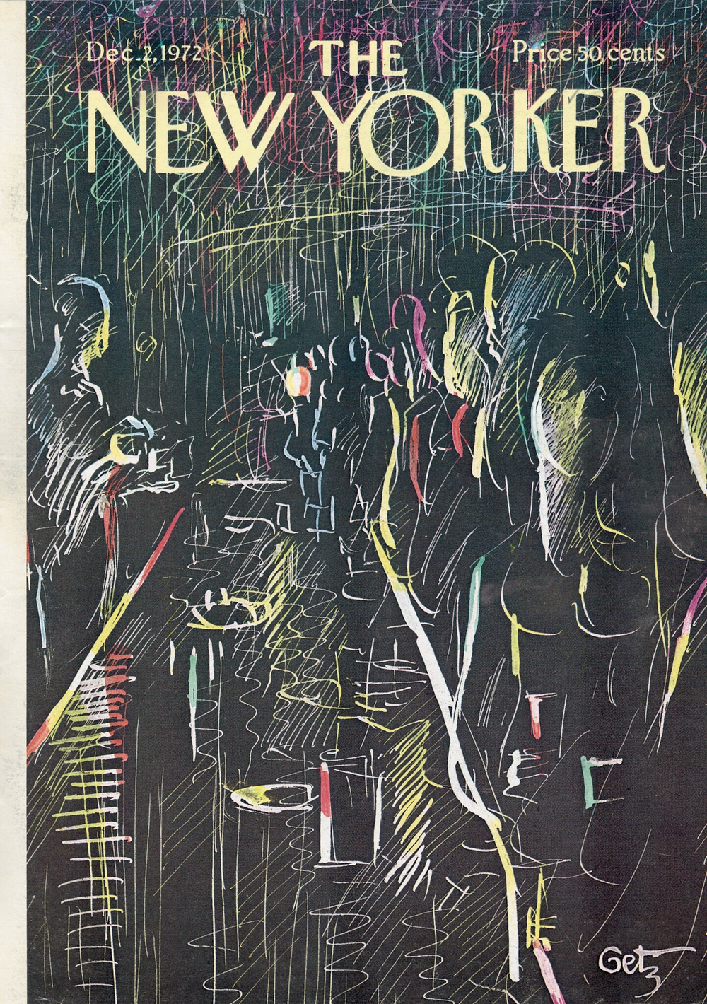 Журнал The New Yorker 02-12-1972, обложка