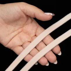 Ворсовая тесьма под каркасы серебристый пион  (цв. 168), Arta-F