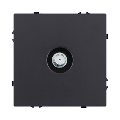 Розетка TV, черный матовый Kollinger Eclipse EC-020BK