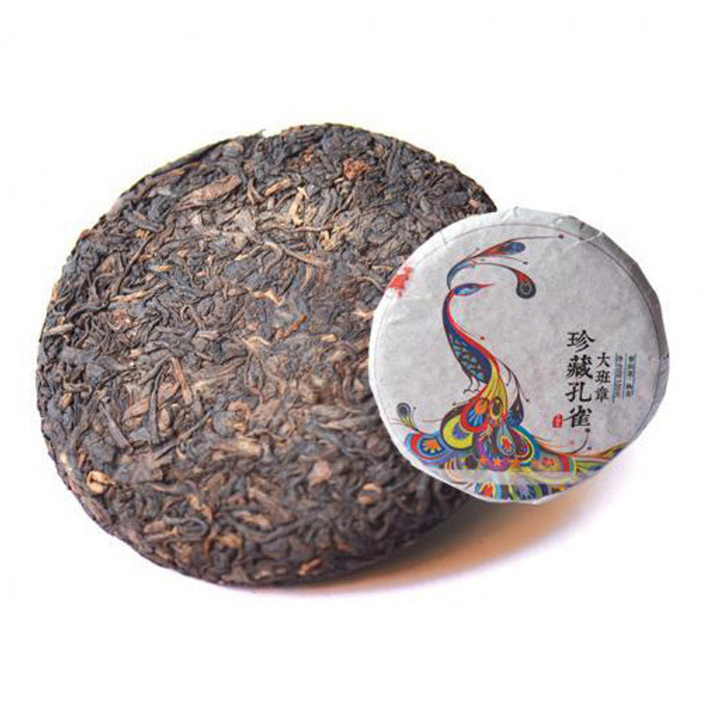 Пуэр Синий павлин (3 года регион Мэнхай) РЧК 100г