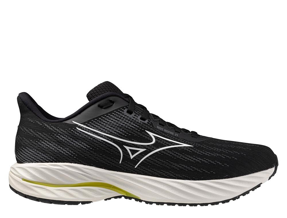 Кроссовки для бега мужские Mizuno Wave Inspire 21 M Черно-Белый