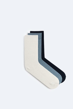 ZARA 3 УПАКОВКИ КОНТРАСТНЫХ НОСКОВ, РАЗНОЦВЕТНЫЙ