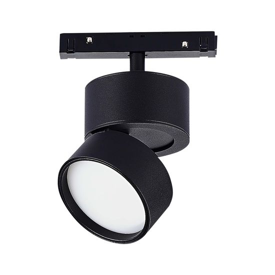 ST809.436.09 Магнитный трековый светильник Черный LED 1*9W 3000K 500Lm Ra>90 120° IP20 D85xH126 48V SKYLINE 48