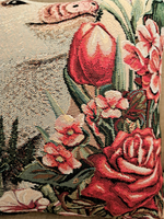 Декоративный гобеленовый чехол для интерьерной подушки Пёстрый Пиги 38*38