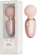 Нежно-розовый мини-вибратор с функцией нагрева Ava (Цвет: нежно-розовый)