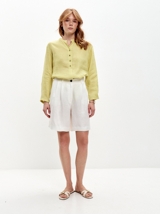 Льняные шорты