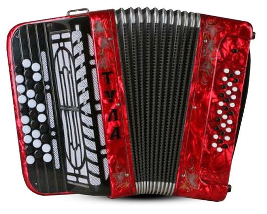 Баян ученический детский одноголосный «Тула», 30х30-I, Тульская Гармонь BN-56