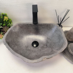 Раковина из речного камня RS-63461 (50*37*15) 0122