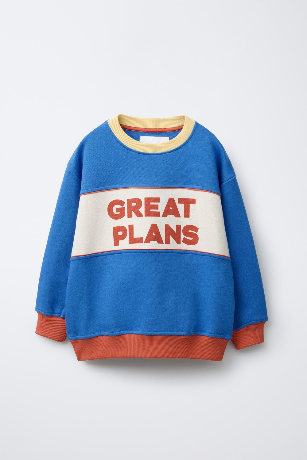 ZARA ТОЛСТОВКА С НАДПИСЬЮ, РАЗНОЦВЕТНЫЙ