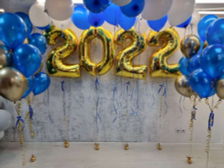 Воздушные шары в школу на Выпускной, Последний Звонок 2025 №3014