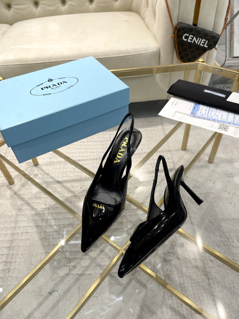 Prada Slingback Pumps