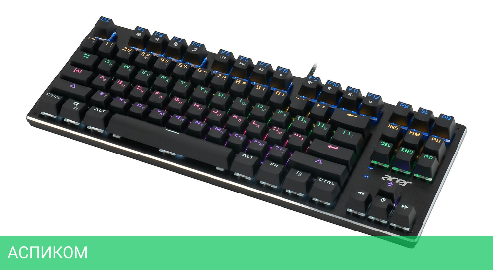 Клавиатура Acer OKW126 черный (ZL.KBDEE.00G)